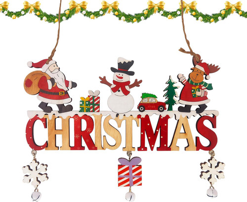Wooden merry christmas - wooden,