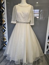 Stunning tea length bridal - stunning,