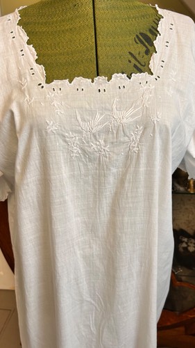 Antique victorian white cotton - antique,