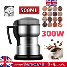 300W Electric Coffee Grinder Grinding Milling Bean Nut Spice Matte Blade Blender