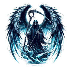 Dark Grim Reaper Vinyl Sticker