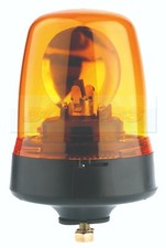 BRITAX 391.00 12V/24V SINGLE BOLT HALOGEN ROTATING AMBER/ORANGE RECOVERY BEACON