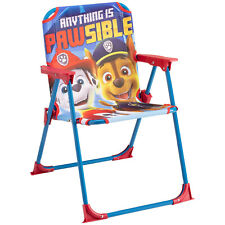 Paw Patrol Kids Garden Folding Patio Chair With Safety Lock Indoor/Outdoor