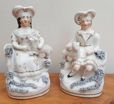 Pair  Staffordshire Figures