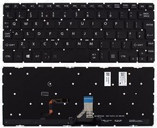TOSHIBA SATELLITE RADIUS 11 12 P20W-C P25W-C KEYBOARD UK BACKLIT H000095970 F250