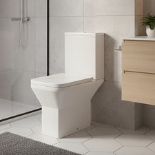 Square Close Coupled Toilet