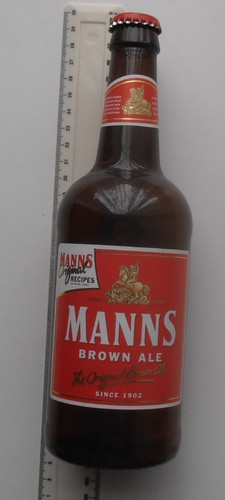 Empty vintage bottle manns - empty,