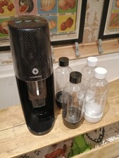 Soda Stream One Touch SOT-001 4 Bottles + 80% co2- Tested & Working 