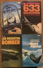 World War II Air Warfare RAF Novel/Accounts/ Film Tie-in Vintage Paperbacks x4