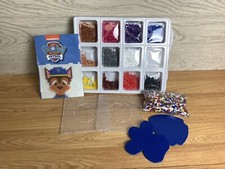 Paw Patrol Hama Perler Beads Complete Kit + Pegboards Storage Box Kids Craft