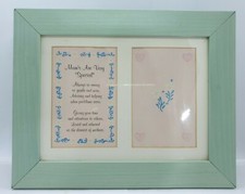 Mothers Day/Mum's Birthday Picture  Frame With MUM'S ARE VERY SPECIAL Poem 10x8"