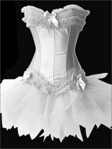 Burlesque moulin rouge corset - rouge,