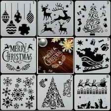 Layering Christmas Stencils