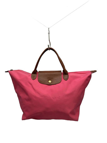 Longchamp handbag nylon - nylon, pink