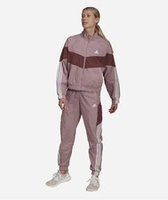 Adidas Ladies Gametime Pink Tracksuit Size Uk XL Brand New