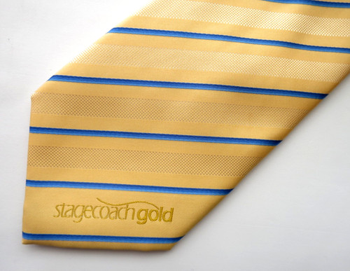 Stagecoach gold tie - stagecoach,
