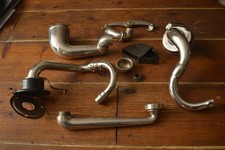 Gramophone HMV +1 tonearm + parts, needle tray, winder escutchion, hmv hnge etc.