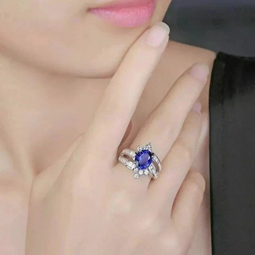 14k white gold plated - plated, 2ct