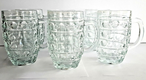 Thumbprint clear glass - thumbprint,