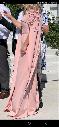 Terani couture crepe cape - terani,