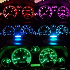 6 x For Mazda MX5 MX-5 Mk1 Mk2 LED DASHBOARD & HVAC / HEATER UPGRADE BULBS SET