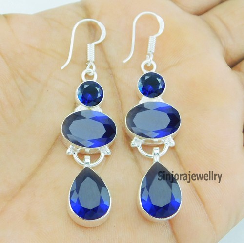 Tanzanite gemstone earrings