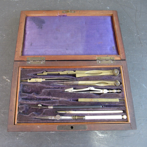 Antique brass drawing - antique,
