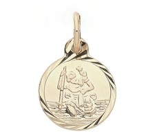 9CT GOLD ST CHRISTOPHER
