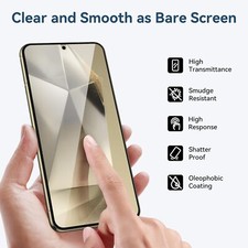 For Samsung Galaxy S24 S23 Ultra S22 5G S21 Plus Tempered Glass Screen Protector