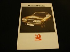 Vauxhall Victor car brochure. Good condition.