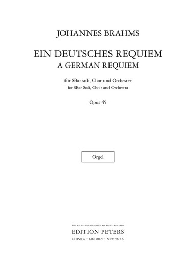 German requiem organ - requiem,