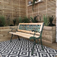 2 Seater Outdoor Wooden Cast