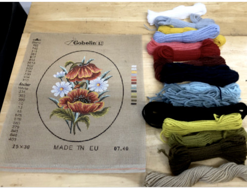 Gobelin tapestry kit poppies - gobelin,