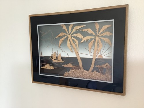 Vintage framed chinese - 3d,