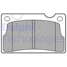 Disc Brake Pad Set DELPHI Fits