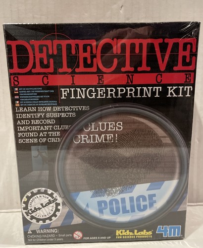 Detective science fingerprint - detective,