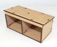 Model railway tractor shed - railway,