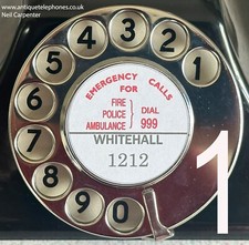 Genuine new old stock GPO BT No21a telephone dial.