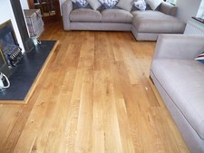 Engineered oak flooring wide