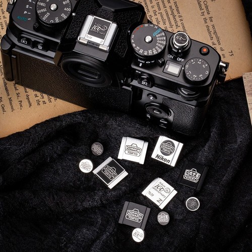 Brass metal camera hot shoe - brass,
