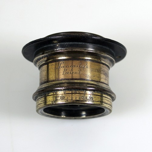 Antique brass lens lancaster - lens,