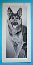 NIGEL HEMMING ARTIST PROOF GICLEE LIMITED EDITION PRINT GERMAN SHEPHARD