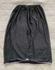 VINTAGE - BLACK SLIP WITH BOW