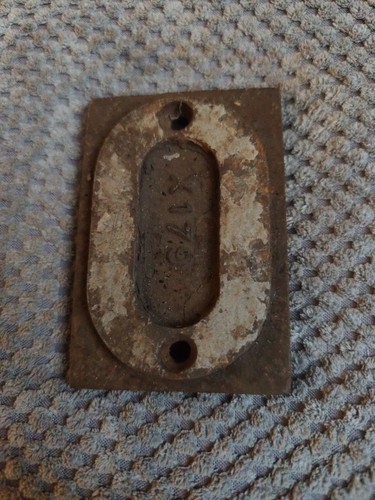 Railway sleeper end letter - railway,