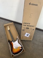 DONNER DST-100S 39 Inch Full Size Electric Guitar Kit Solid Body Sunburst  - NEW
