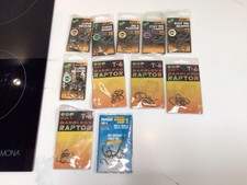 11 Mixed Packets Of Carp Fishing Hooks Fox Esp Nash 