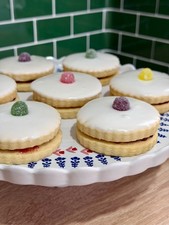 Empire Biscuits with white