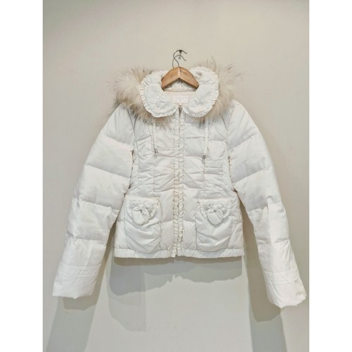 White eiderdown y2k puffer - eiderdown,