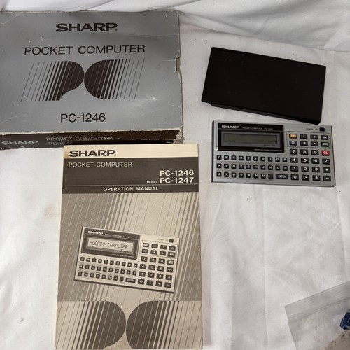 Sharp pocket computer - pocket, pc-1246
