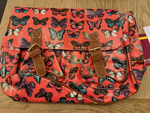 Travel pink butterfly print - butterfly,